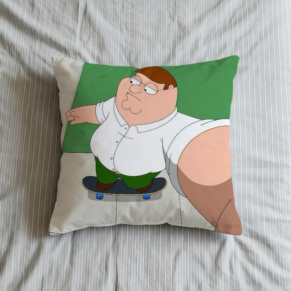 F-FfamilyS-ES Griffin Cushion Cover Soft Case Sofa Living Room G-GguyS-ES Home Peter Comfortable Office Decor Protective Pillow