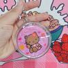 Making a Circular Transparent Pin Badge Storage Case Keyring 58mm