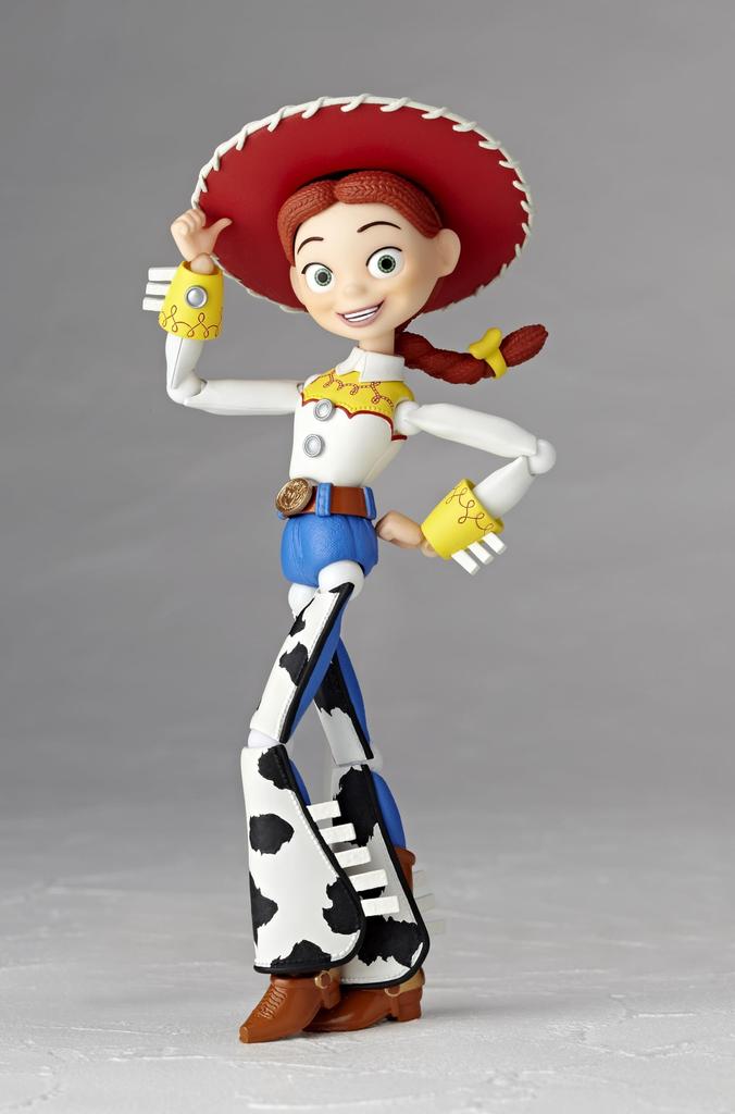 Kaiyodo Revoltech Toy Story Jesse Výška 145 mm malovaná pohyblivá figurka ver. 1,5 cca. PVC&ABS bez vodního kamene