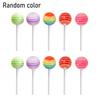 Mini Lollipop Dollhouse Accessories Colorful Resin Miniature Lollipop Decoration Realistic Candy Model for Crafts Fairy Garden Micro Landscape