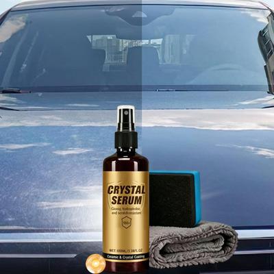 100ml Car Ceramic Coating Detailing Agent Car Ceramic Coating Spray with Sponge and Cloth for Automotive Truck SUV Garage