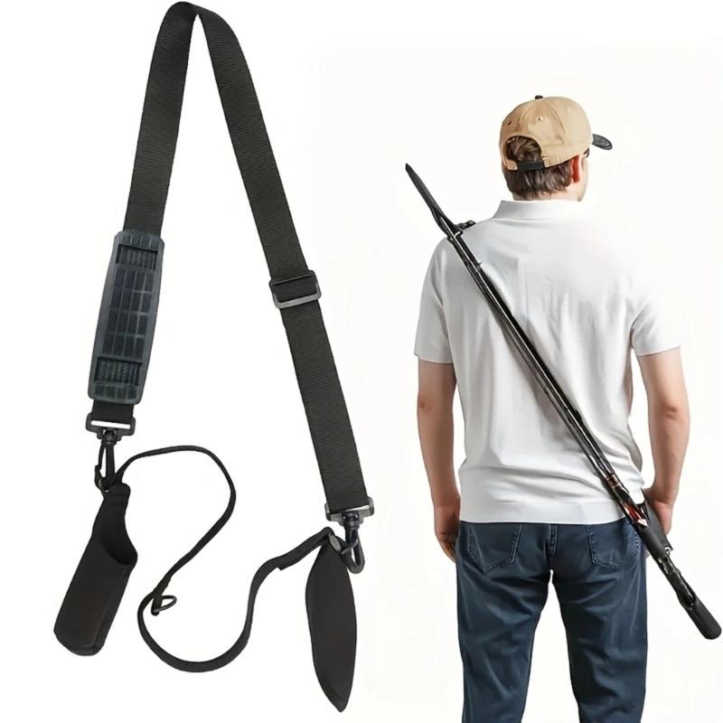 Fishing Rod Strap Shoulder Belt Poles Carry Strap Holder Belt 58-130cm Adjustable Casting Rod Carriers Strap