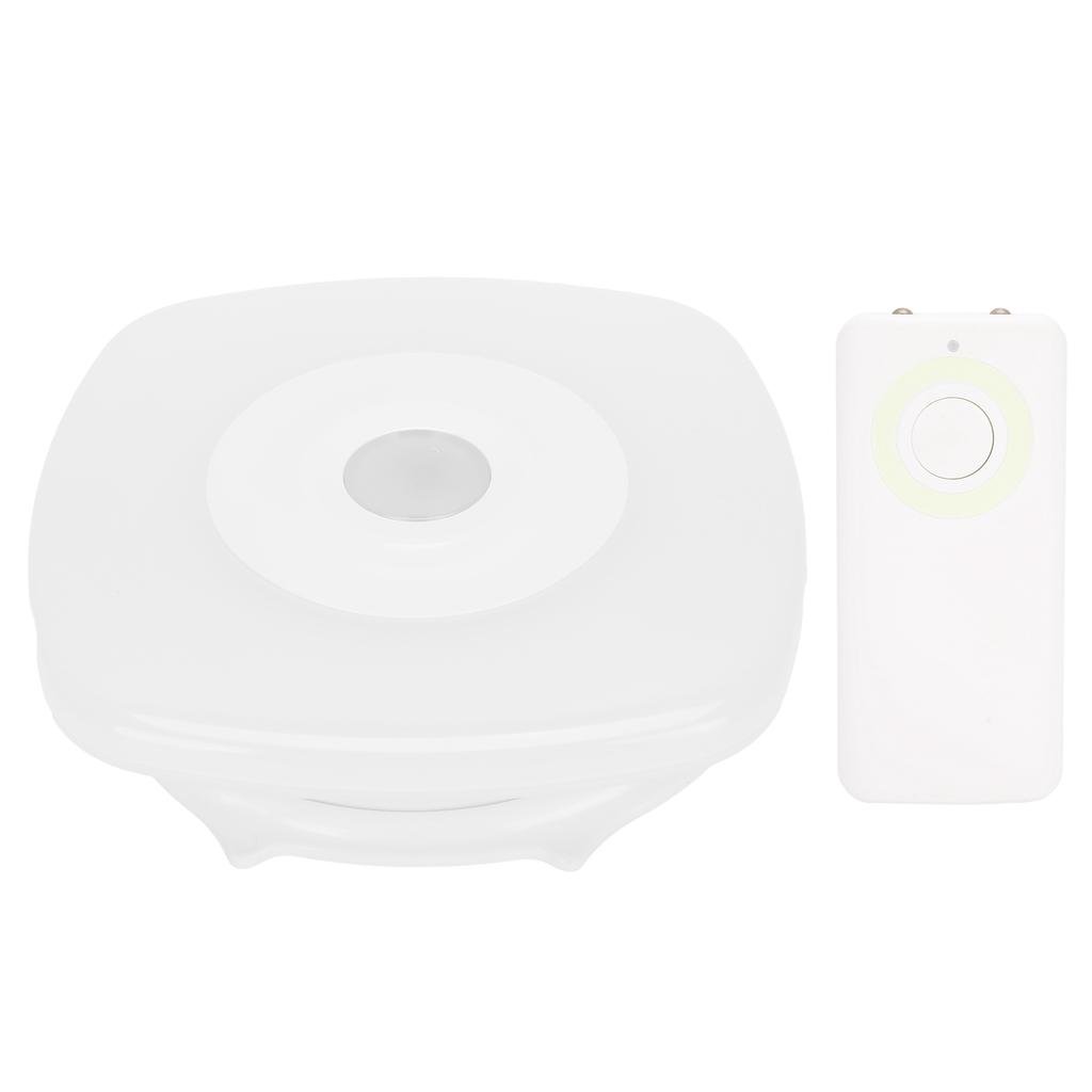 LED Rechargeable Night Light Induction Infrared Lamp Remote Control ABS PC Warm Light