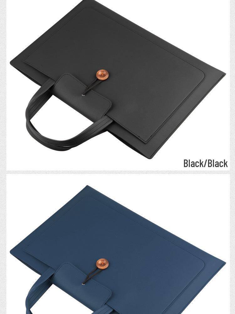 14-Zoll Laptop Handtasche für Männer & Frauen - Business Aktentasche mit großer Kapazität & Geschenktasche