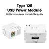 Handy-Ladepanel USB-Stromversorgungsmodul 220-V-Buchse 5-V-Transformator 2.1A USB-Ladesteckdose Schaltadapter