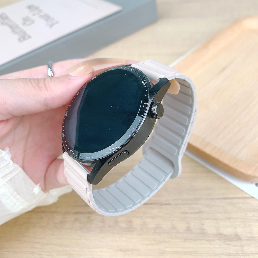 Magnetisches Armband für Amazfit Bip 6 5 3 Pro US Silikonarmband für Amazfit Balance POP Stratos 3 2s Ersatzarmband