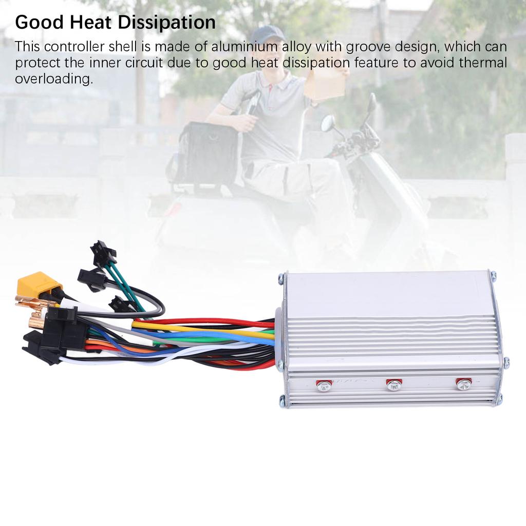 1200W Electric Bike Front Drive Controller 48V 25A Motor Speed Controller Electric Scooter Dual Drive Controller Cycling Accessory