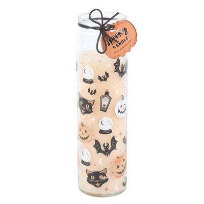 Gewürzte Kürbis-Halloween-Röhrenkerze