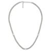 2025 Herbst Winter Ineinandergreifender Doppel-G-Anhänger 925 Silber Halskette Herren Halskette 843630J84000818