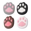 1/4Pcs 3D Cat Paw Wall Bumper Self-Adhesive Door Stopper Wall Protector Door Handle Wall Guard Shield Anti-collision Silencer Pad Buffer Sticker