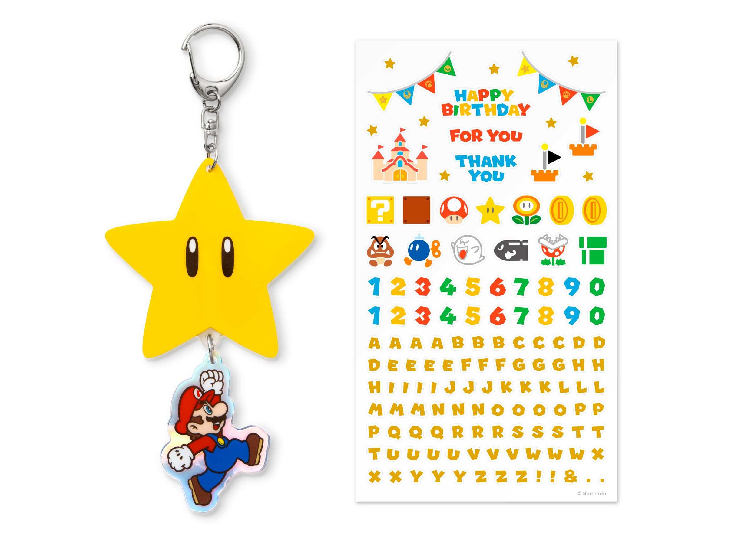 Super Mario Decoration Charm (Super Star)