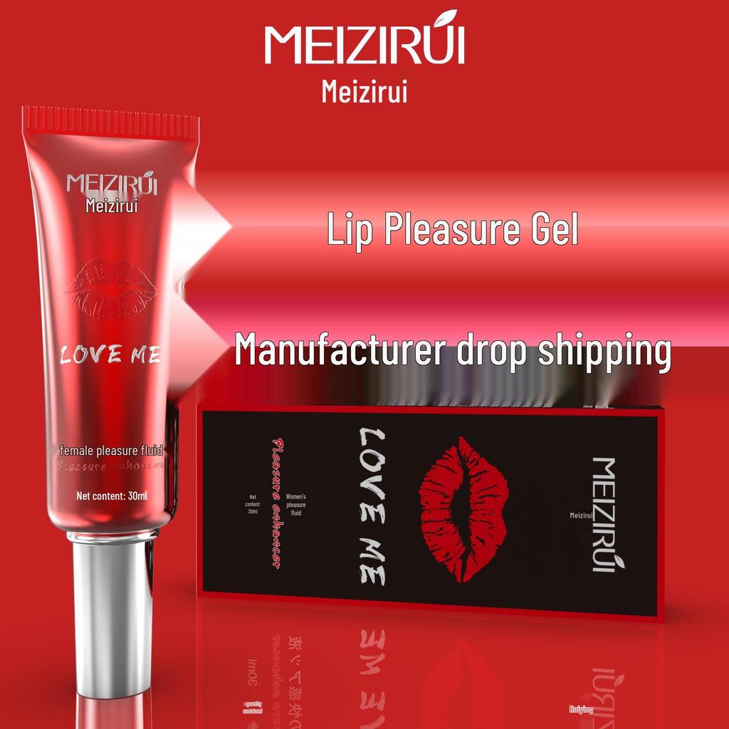 Meizirui Lips Style Female Pleasure Enhancer Gel - Intimate Lubricant for Adult Play
