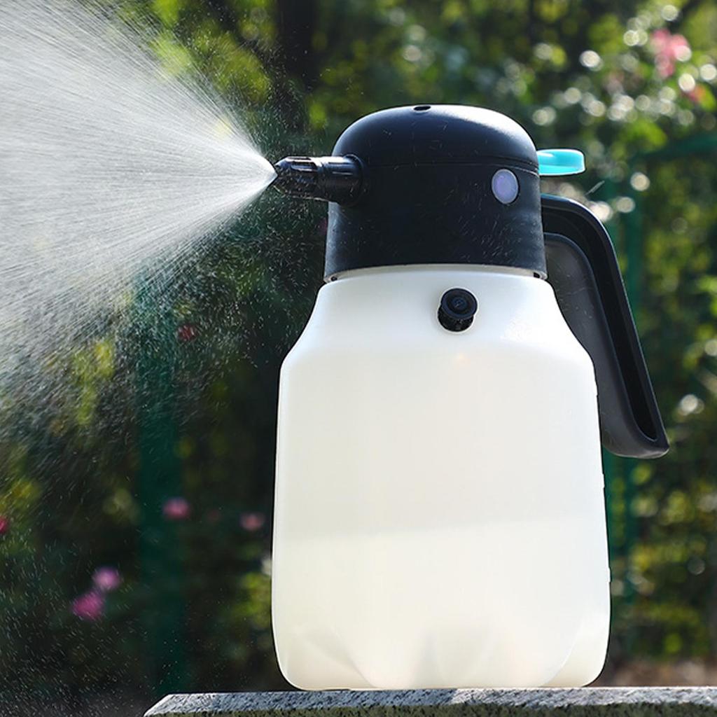 Battery Foam Sprayer 1.8L Portable Spray Cannon Cordless High Pressure USB Charging Sprayer For Patio RV Boat Driveway