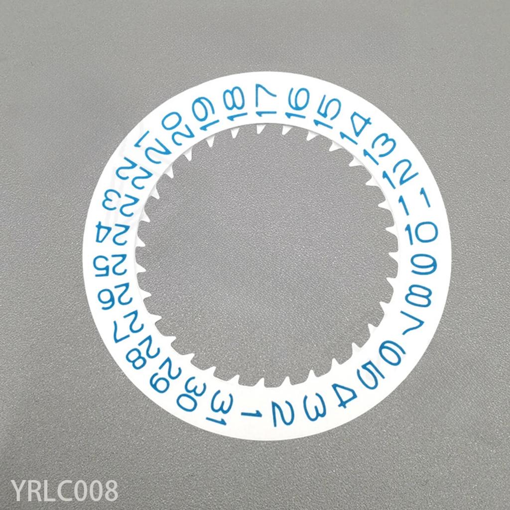 NH35 NH36 Date Dial Fits NH35 NH36 NH34 Movement SKX007 SKX009 Red Blue Black Automatic Mechanical Movt Day Date Dial Wheel