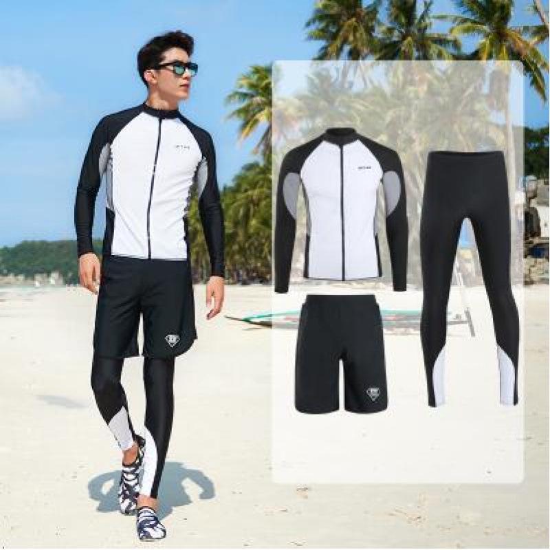 Women's Quick-Dry Two-Piece Snorkeling Wetsuit with Sun Protection and Jellyfish Guard
