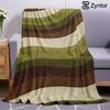 Retro WaveS Cartoon Anime Print Flannel Blanket Soft Warm Throw for Kids Bedroom Sofa Bed Christmas Office Car