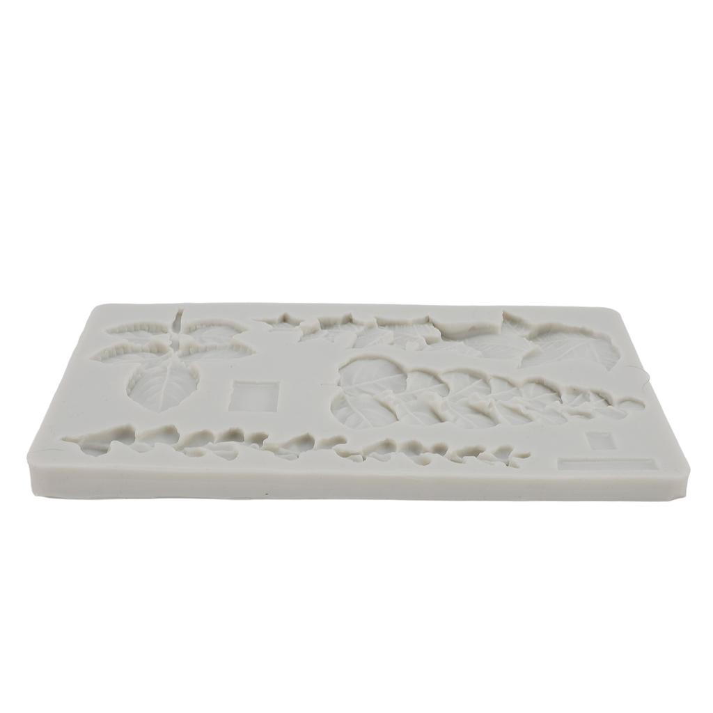 Leaf Silicone Molding Multifunctional Non Stick Easy Demoulding Leaves Molding Tray for Decors Cakes