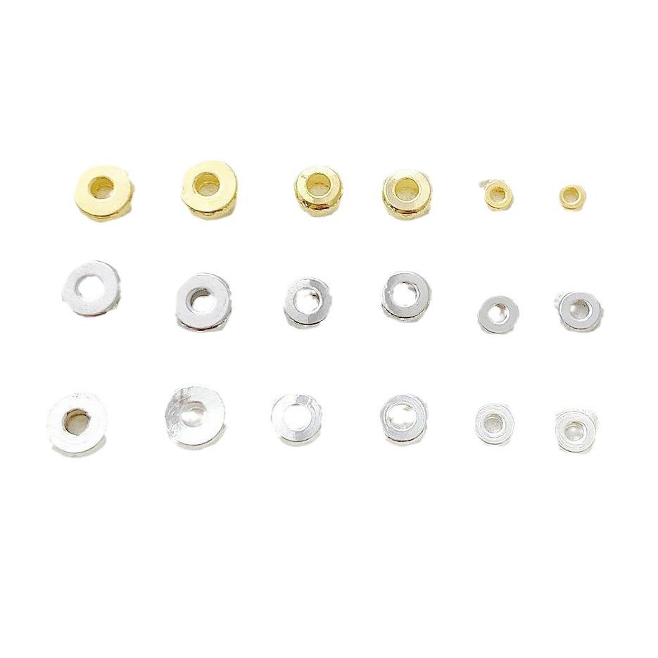 Koraliki Dystansowe ze Złota 18K/14K i Miedziowane do Tworzenia Biżuterii DIY i Bransoletek