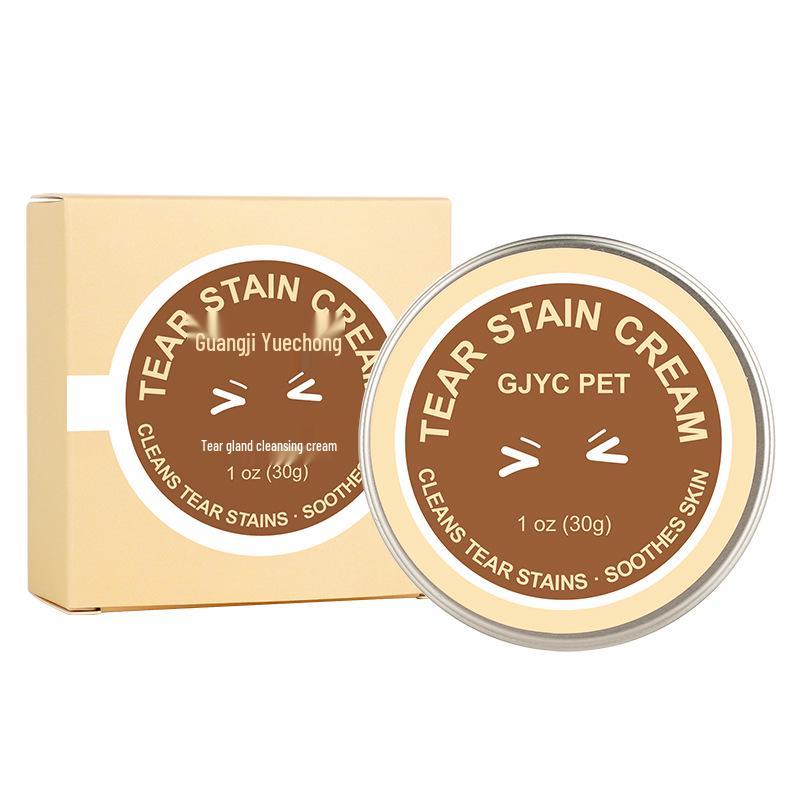 Tear Stain Remover Cream for Dogs & Cats: Gentle Eye Cleaner for Bichon Frise, Teddy & More