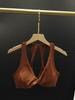 European & American Style Women's Yoga Suit: Stylish Pilates Sports Top with Beautiful Back Design
