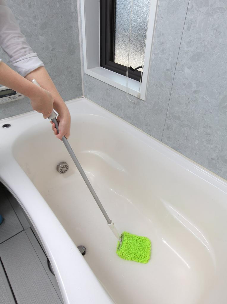 Sanko Mop Burete de Baie cu Mâner Spălare și Ștergere Curățător Lung Surpriză Verde Proaspăt BF-59