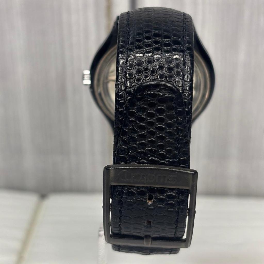 Used Rare Swatch BLACK MOTION first generation automatic 1991