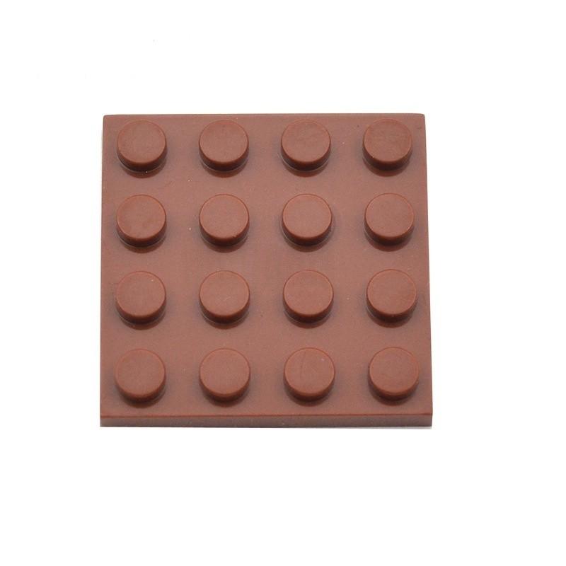 15PCS 4x4 Dots Blocks Base Plate Colorful Building Bricks Compatible Parts 3031 DIY Educational Toys for Children