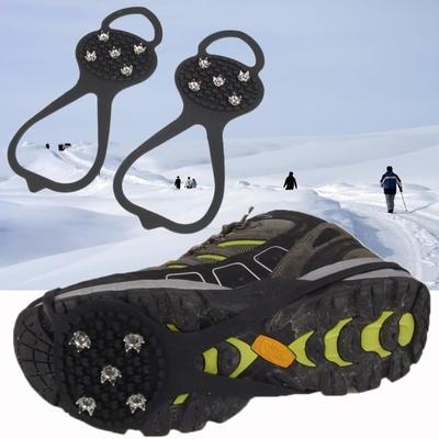 Anti-Slip Crampons - Elisona - 1 Pair - One Size - For Shoes 37 To 43 - Winter Sports