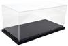 Jewel Cases Scale Acrylic Display Case with Leather Base 48 X 25 X 21 Black 1/12 (size Approx. Cm)