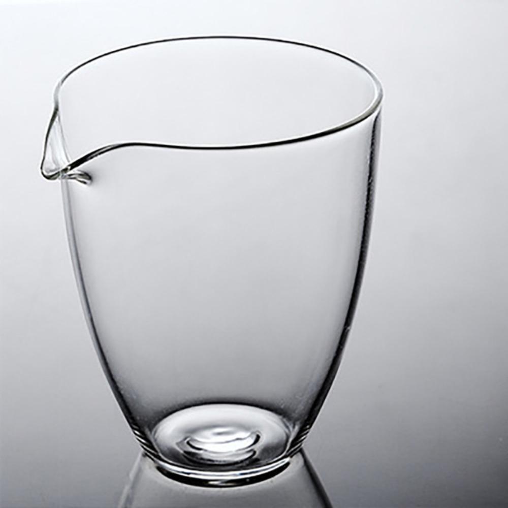 High borosilicate glass fair cup Thickened heat-resistant Kung Fu teacup Japanese tea set Tea sea accessories Divided tea set fair cup