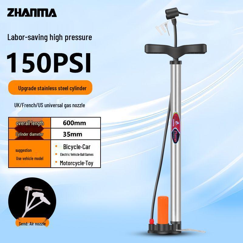 Universal High-Pressure Electric Air Pump for Bicycles, Motorcycles, Cars, and Sports Equipment