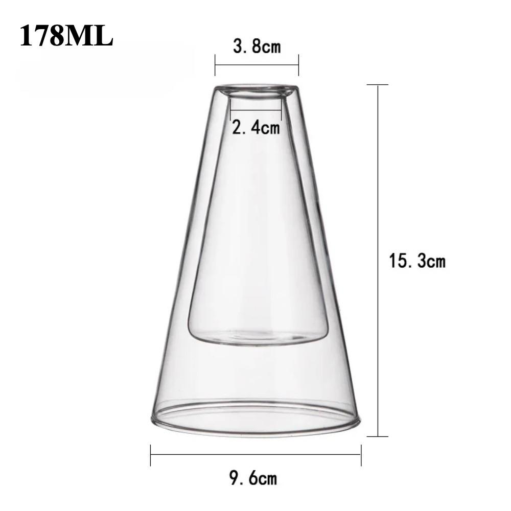 

Double Layer Triangle Transparent Aromatherapy Glass Diffuser Empty Bottle Oil Organizers Storage for Living Room Bedroom 178ML прозрачный