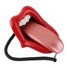 Red Mouth Telephone Novelty Big Tongue Landline Phone Wired Funny Lip Phone with LED Indicator for Home Shops Office