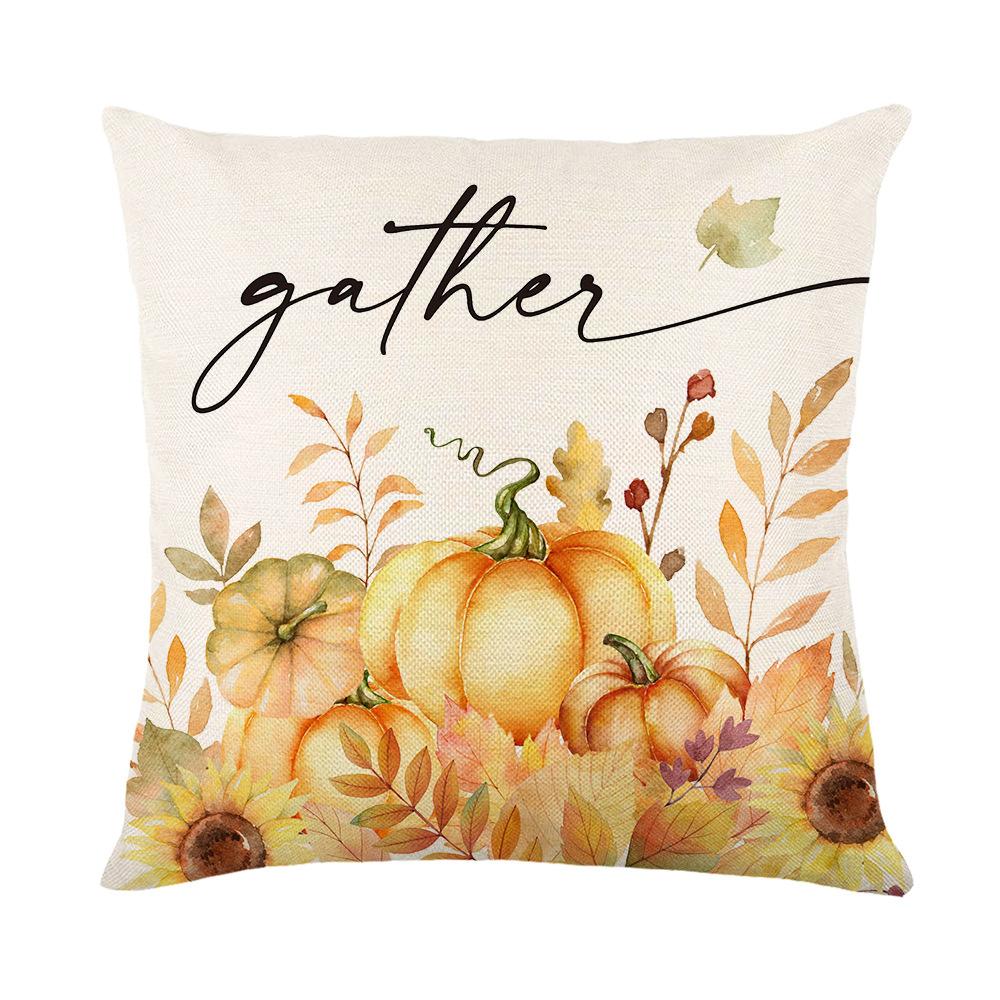 

Наволочка с принтом «Осенний урожай», украшение для гостиной, диванная подушка, чехол для подушки в спальню 45*45cmJYM336-4