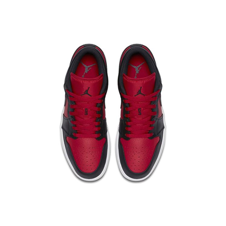 Jordan 1 Low Black Gym Red 553558-610