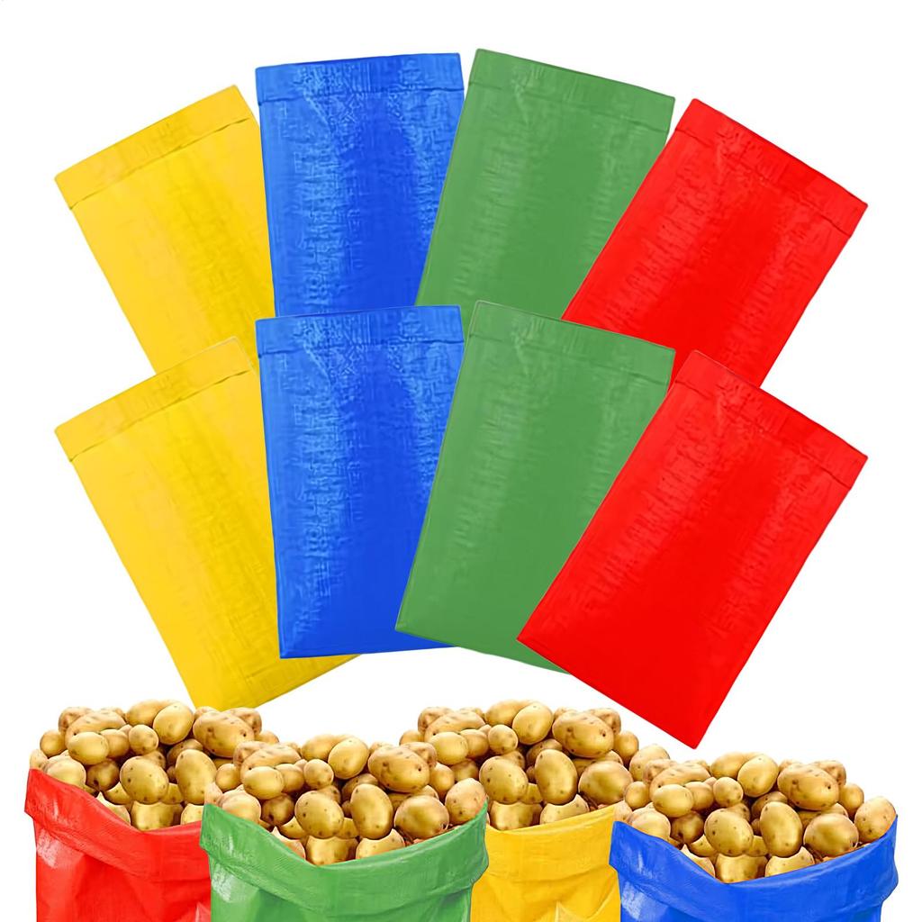 8PCS Outdoor Sports Props Jumping Bag Potato Bags Sack Race Games Parent-child Interactive Sense Training Child Party Prop