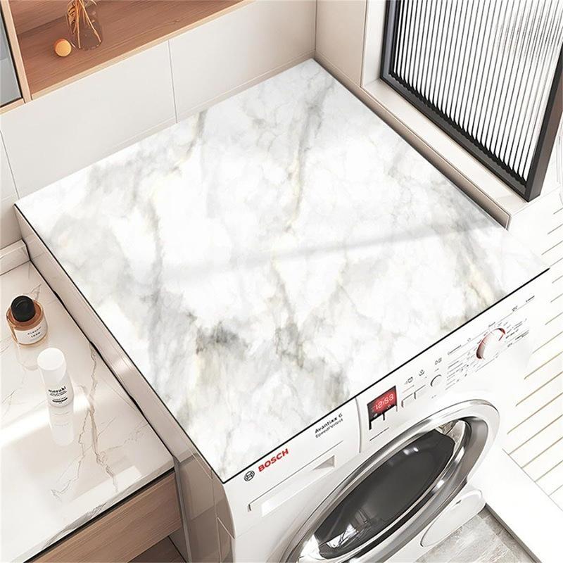 Retro Washing Machine Covers Kitchen Absorbent Coffee Machine Refrigerator Cover Pad Drain Pad Microwave Oven Insulation Pad