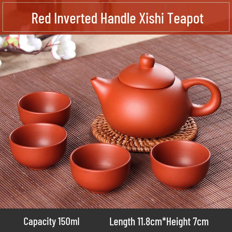 Small Capacity Yixing Xishi Pot: Handmade Purple Clay Teapot with Filter - Antique Style Kung Fu Tea Set