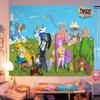 Animation AAdventures Time Cartoon Tapestry Wall Hanging Decoration Household Home Decor