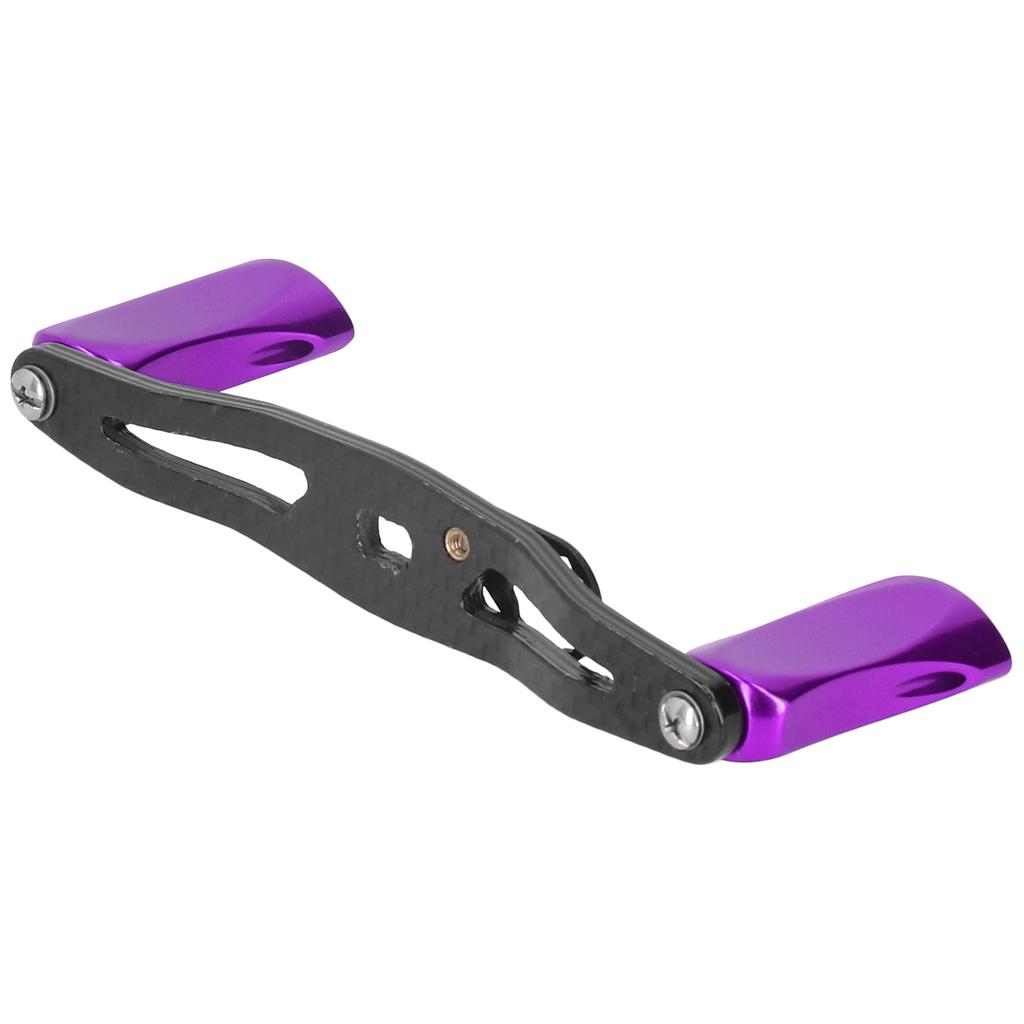 LowProfile Reel Conversion Double Rocker Flat Handle Knob Fishing Wheel Accessory(purple )