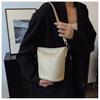 IELGY Fashionable All-Match One-Shoulder Underarm Bag Commuter Cross-Body Bucket Bag