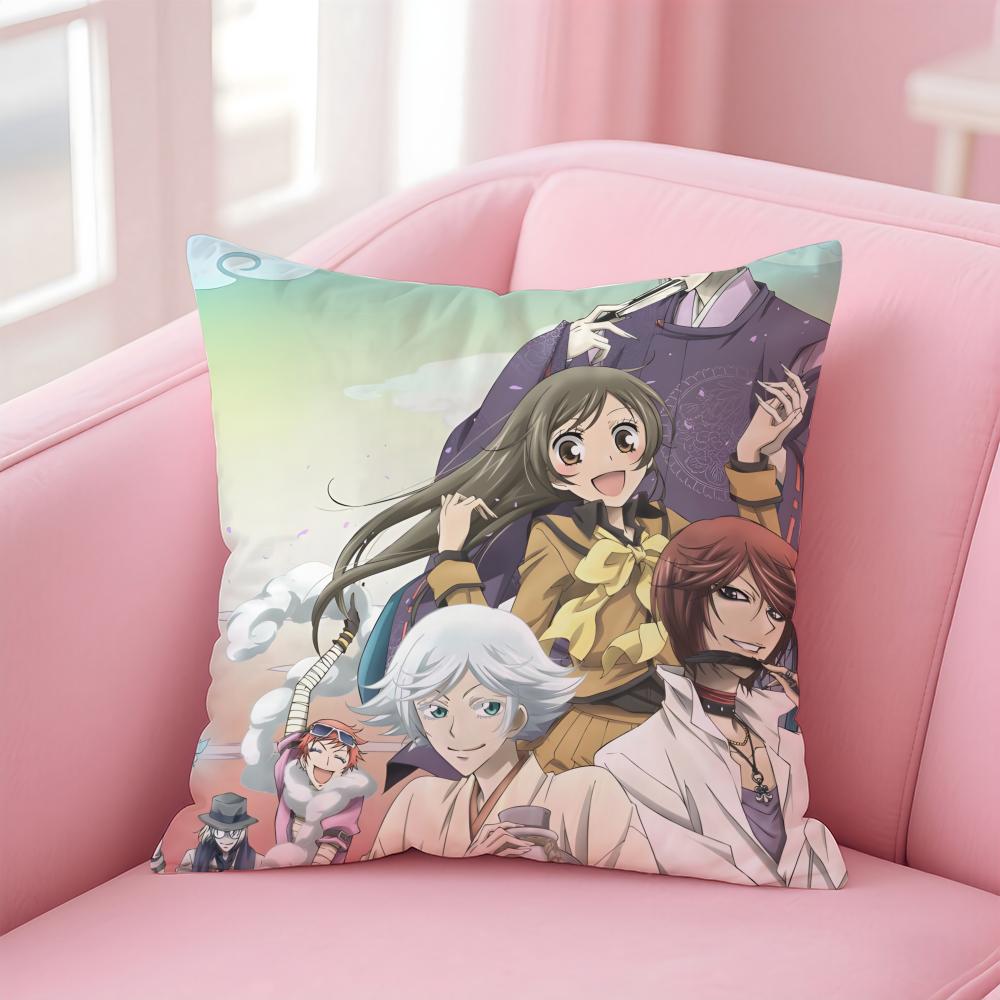 KKamisama Kiss Cushion Cover Pillow Case Soft Friendly Fabric Concealed Zipper