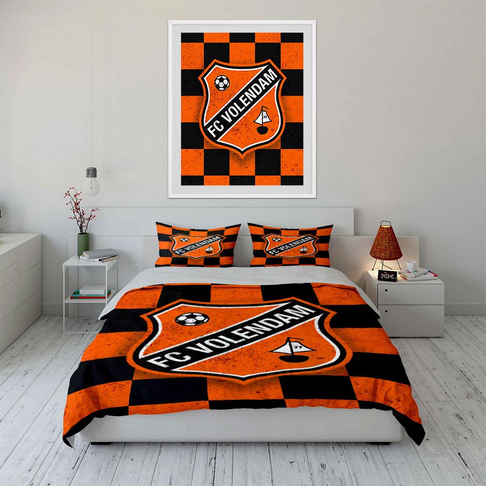 "FC Volendam Bedding Set" Bedding Duvet Cover Set Duvet Cover Pillowcases (1 * Duvet Cover 2 * Pillowcases, without duvet insert)