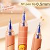 6pcs Erasable gel pen - 0.5mm Side Click Retractable Pens, Smooth Writing No Smudge, Cute Animal Design School & Office Supplies