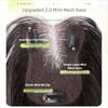 Synthetic Head Top Fake Hair Piece Hair Toppers Wigs with Bangs  Cover White Hair & Hairline