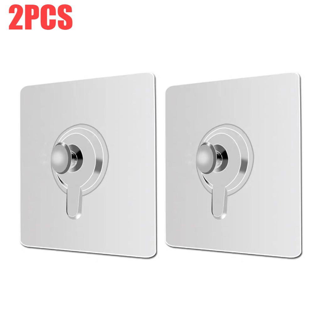 

1-10pcs Transparent Wall Screw Traceless Wall Hook Nail Free Wall Hangers Adhesive for Mount Wall Shelf Picture Hanging Kitchen