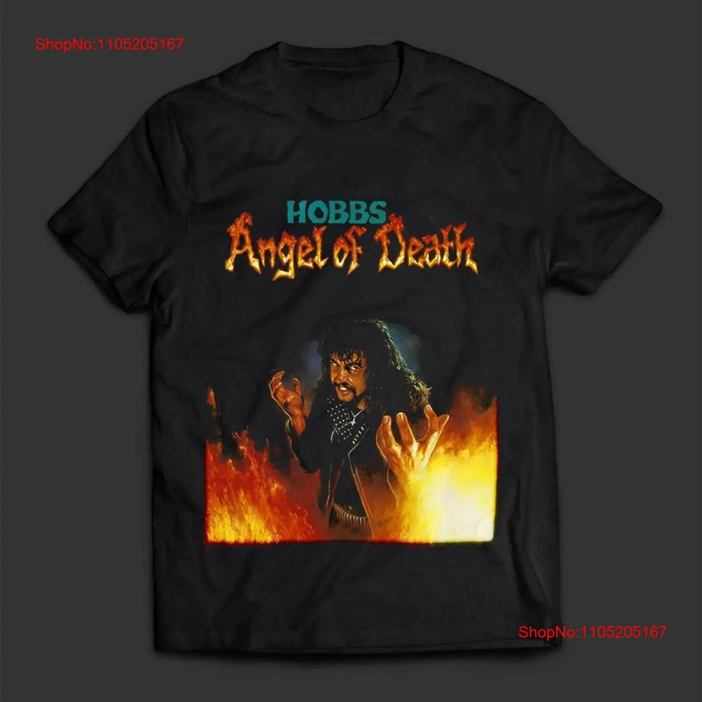 Hobbs Angel Of Death Band Retro Cotton Black All Size T Shirt For Unisex Ur252 Vintage Unisex Top For Everyday Wear