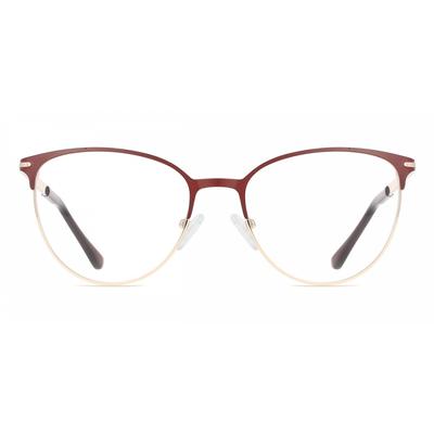 Full Rim Cat Eye Matte Red Ardel 914f Fashion Women Eyeglasses