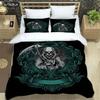 3D Print Medieval Dark Retro Digital 3D Duvet Cover Bedding Set Comforter Linen Pillowcases Home Decor Single Double King Queen