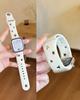 New Star Silicone Strap For Apple Watch Band Correa 44mm 45mm 41mm 40mm 49mm 42mm 38mm 45 44 MM Series 11 10 9 8 7 6